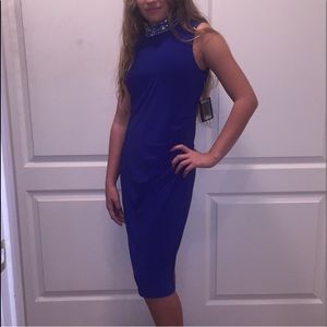 Marina- Woman’s Sleeveless Rhinestone Dress